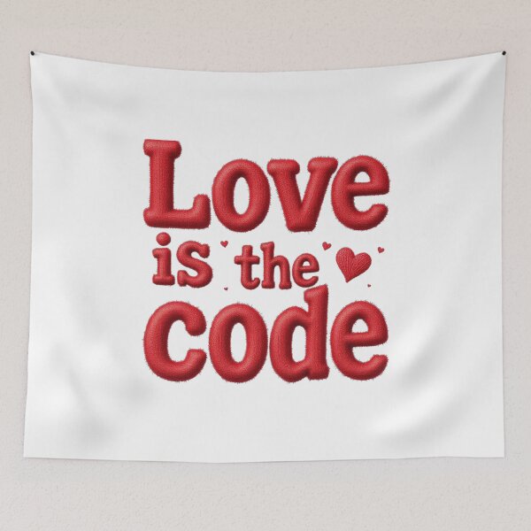 Item preview, Love Is The Code designed and sold by JusRight TT.