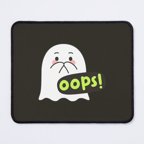 Item preview, Cute Ghost OOPS! Emote – Funny Kawaii Sticker designed and sold by BibleProject.
