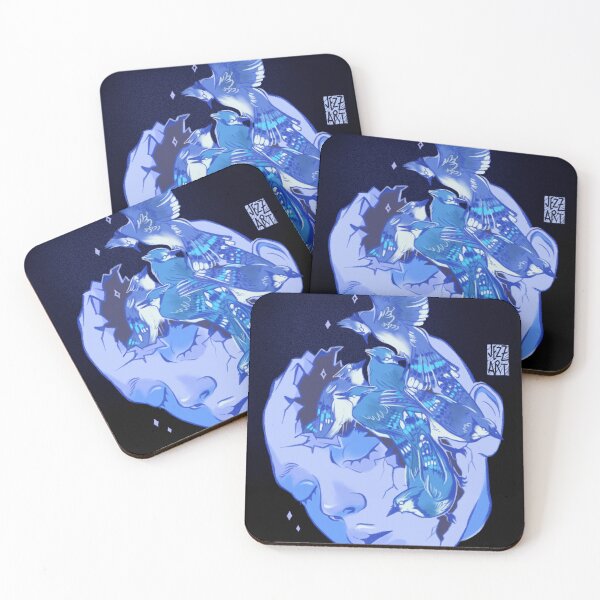 Item preview, Blue birds designed and sold by jezzartt.