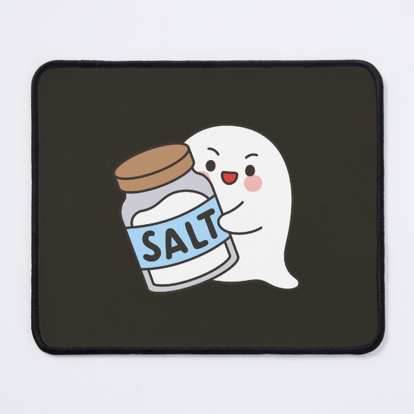 Item preview, Cute Ghost SALT Emote – Funny Kawaii Gamer Sticker designed and sold by BibleProject.