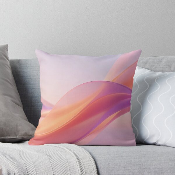 Item preview, Soft Gradient Flowing Ribbons with Pink and Orange Hues in Minimal Dreamy Abstract 3D Wave Design designed and sold by Mimoshi ⭐⭐⭐⭐⭐.