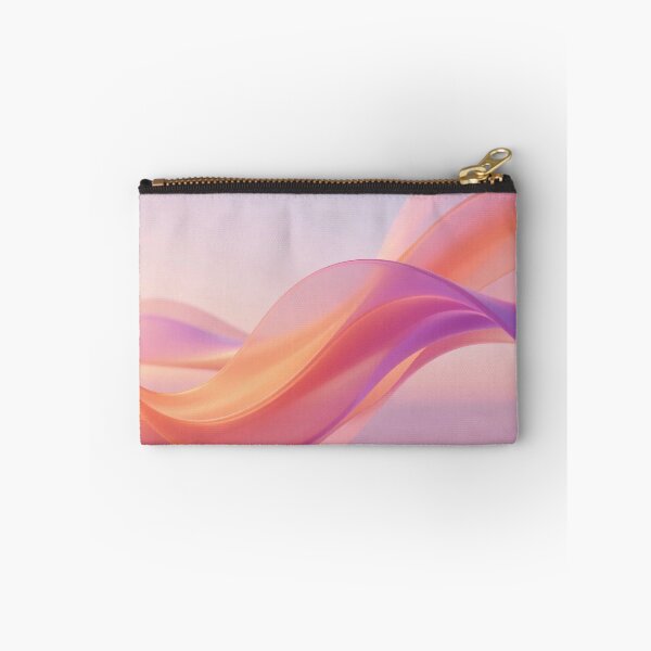 Item preview, Soft Gradient Flowing Ribbons with Pink and Orange Hues in Minimal Dreamy Abstract 3D Wave Design designed and sold by Mimoshi ⭐⭐⭐⭐⭐.
