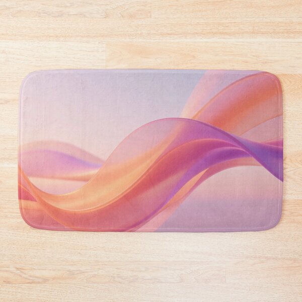 Item preview, Soft Gradient Flowing Ribbons with Pink and Orange Hues in Minimal Dreamy Abstract 3D Wave Design designed and sold by Mimoshi ⭐⭐⭐⭐⭐.