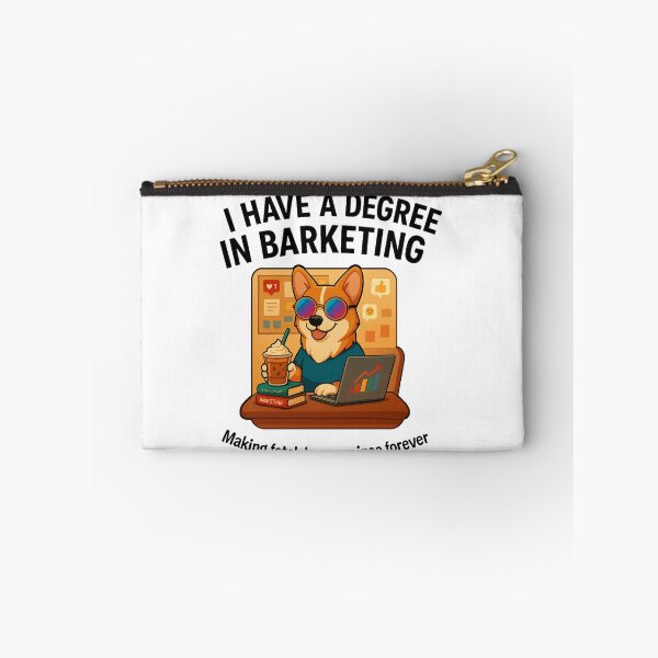 Item preview, Barketing Degree – Hipster Corgi Student Dog Marketing designed and sold by Mars.Pen.Studio.