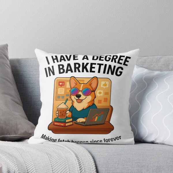 Item preview, Barketing Degree – Hipster Corgi Student Dog Marketing designed and sold by Mars.Pen.Studio.