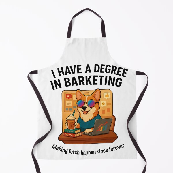 Item preview, Barketing Degree – Hipster Corgi Student Dog Marketing designed and sold by Mars.Pen.Studio.