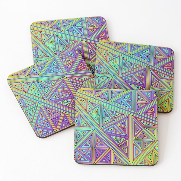 Item preview, colorful abstract geometric design 2 designed and sold by chambergambit.