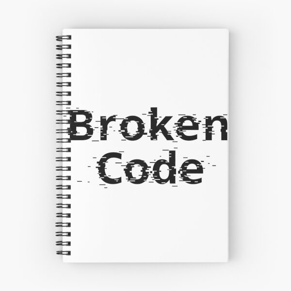 Item preview, Broken Code - Glitch Typography Art designed and sold by Happyfreedom.