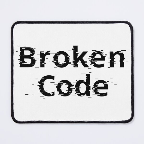 Item preview, Broken Code - Glitch Typography Art designed and sold by Happyfreedom.