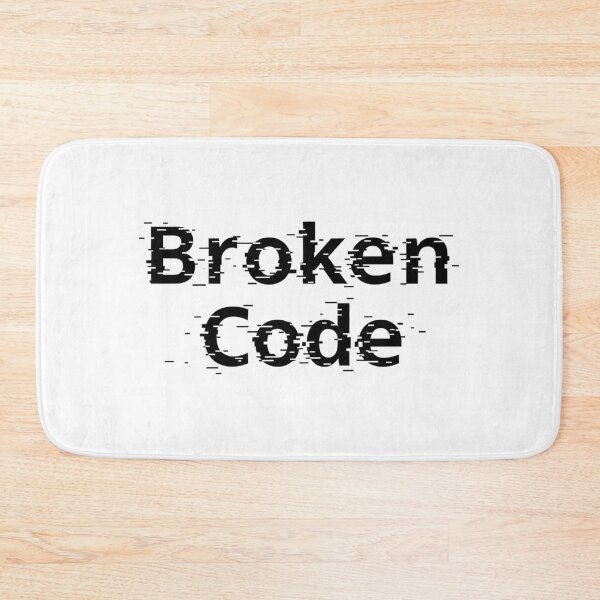 Item preview, Broken Code - Glitch Typography Art designed and sold by Happyfreedom.