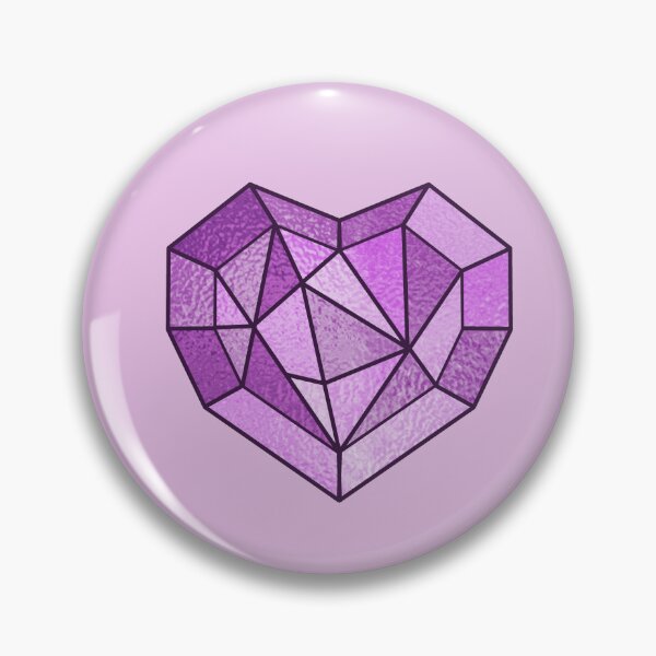 Item preview, Crystal Heart ~ Pink designed and sold by Asha-Art.