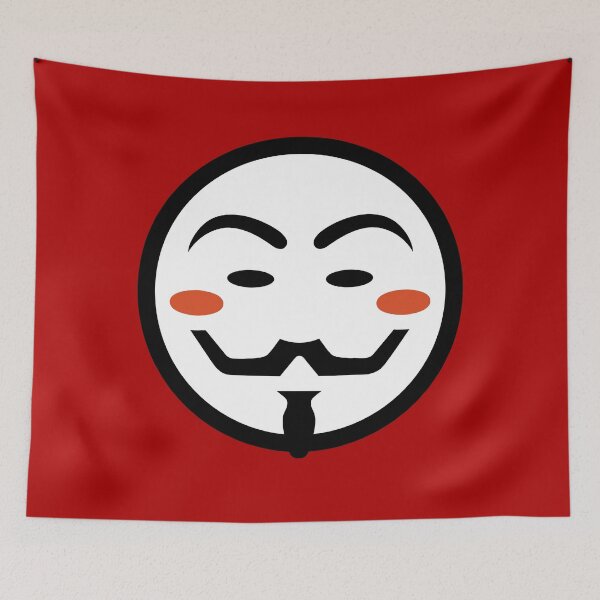 Item preview, Anonymous Guy Fawkes Emoji designed and sold by hard2wear.