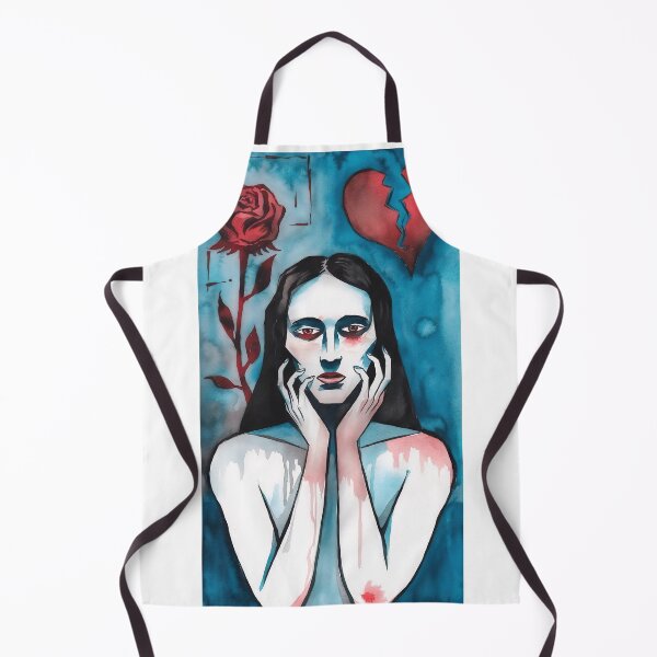 Item preview, Woman with a broken heart designed and sold by QuanntixArt.