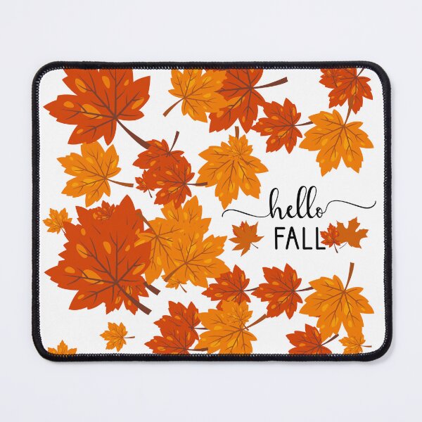 Item preview, Hello Fall – Cozy Autumn Leaves Illustration designed and sold by PerfectPrints4You.