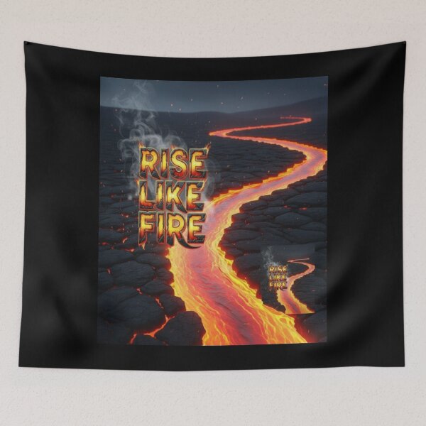 Item preview, Rise Like Fire Lava Design designed and sold by FunkyPatakha.