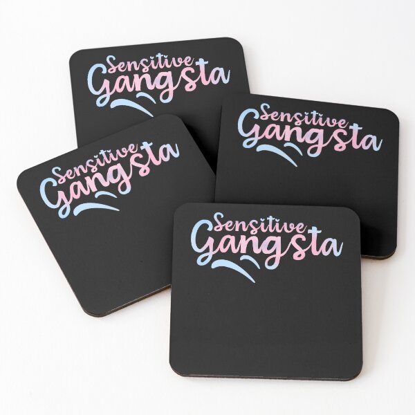 Item preview, Sensitive Gangsta - Funny Quote, Y2K Nostalgia Meme designed and sold by LuxeGraphix.