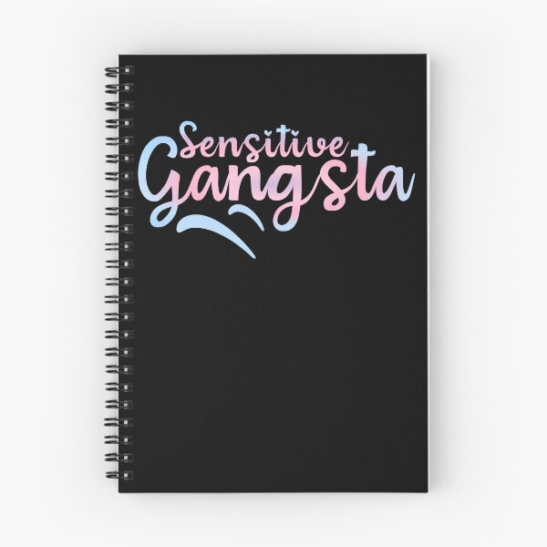 Item preview, Sensitive Gangsta - Funny Quote, Y2K Nostalgia Meme designed and sold by LuxeGraphix.