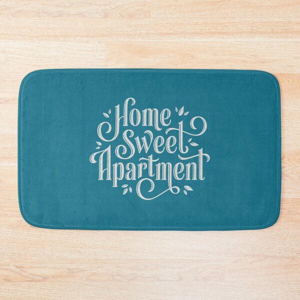 Item preview, Home Sweet Apartment (teal) designed and sold by Jenn Rothschild.