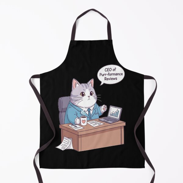 Item preview, CEO Cat Chubby Anime Cat in Business Suit Funny Office Meme T-Shirt & Stickers designed and sold by Neko-Doodle-co.