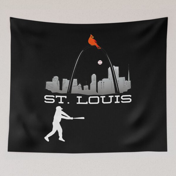 Item preview,  Saint Louis Cardinal Rouge Skyline Joueur De Baseball   designed and sold by ftbokxwodo9.
