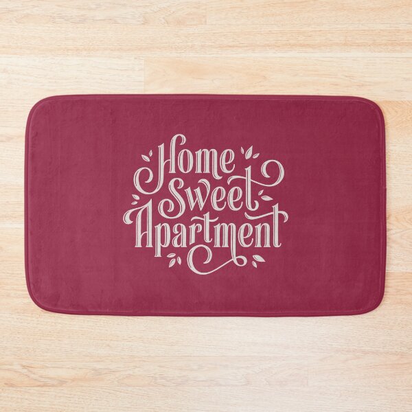 Item preview, Home Sweet Apartment (berry) designed and sold by Jenn Rothschild.