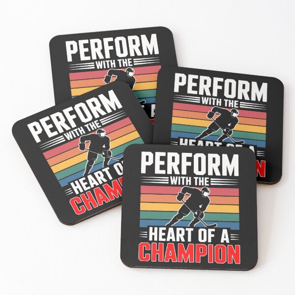Item preview, Ice Hockey - Perform with the Heart of a Champion designed and sold by Tom's Artistry Designs.