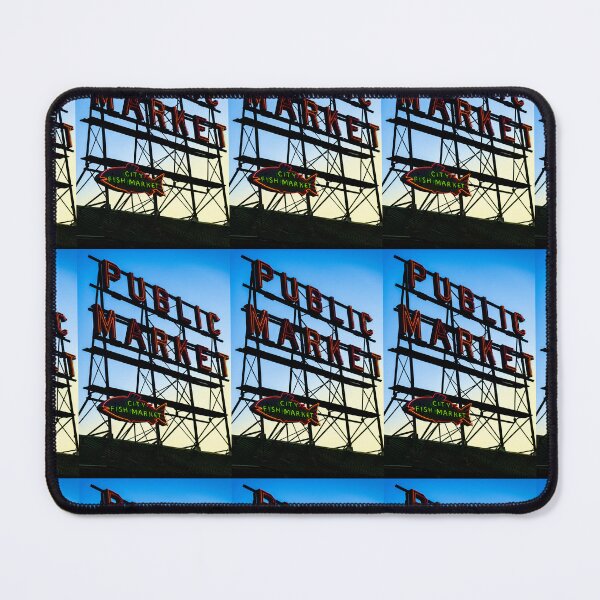 Item preview, Pike Place Public Market Sign designed and sold by jmtphotomedia.