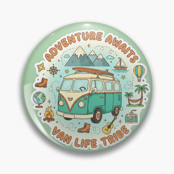 Item preview, Adventure Awaits Van Life Design designed and sold by PrintBreeze.