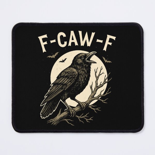 Item preview, FcawF Funny Raven Halloween F Caw F Spooky Creepy Gothic Costume designed and sold by w1ckerman.