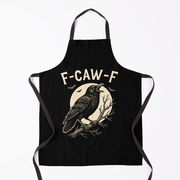 Item preview, FcawF Funny Raven Halloween F Caw F Spooky Creepy Gothic Costume designed and sold by w1ckerman.
