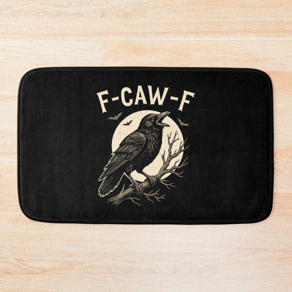 Item preview, FcawF Funny Raven Halloween F Caw F Spooky Creepy Gothic Costume designed and sold by w1ckerman.