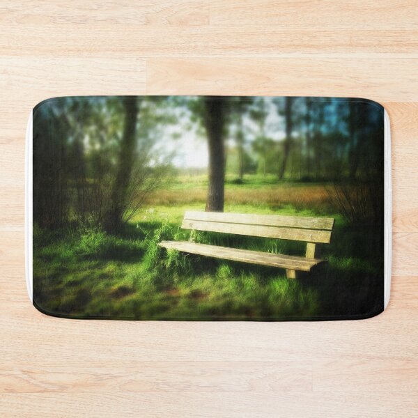 Item preview, Empty Wooden Bench in a Sunlit Park designed and sold by James DeFazio.