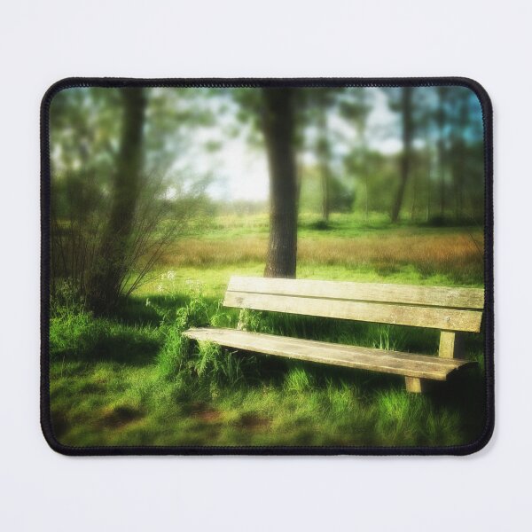 Item preview, Empty Wooden Bench in a Sunlit Park designed and sold by James DeFazio.
