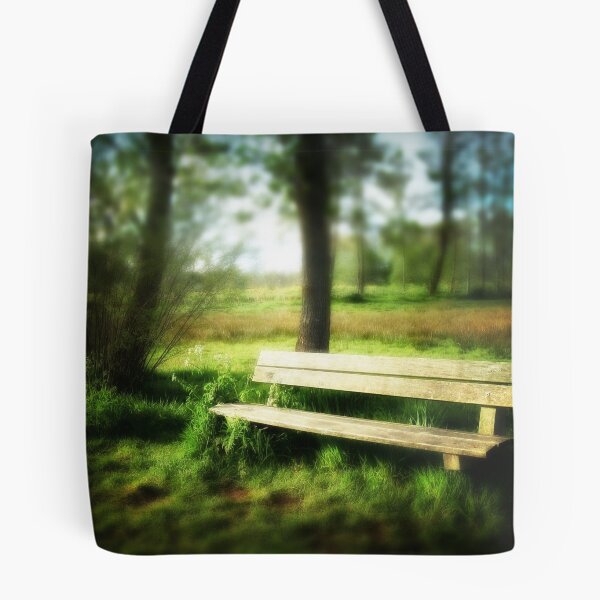 Item preview, Empty Wooden Bench in a Sunlit Park designed and sold by James DeFazio.