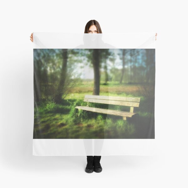 Item preview, Empty Wooden Bench in a Sunlit Park designed and sold by James DeFazio.