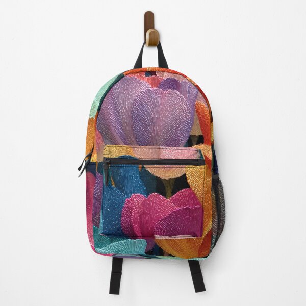 Item preview, Colorful Tulips Painting Floral Wall Art designed and sold by AutoPopStudio.