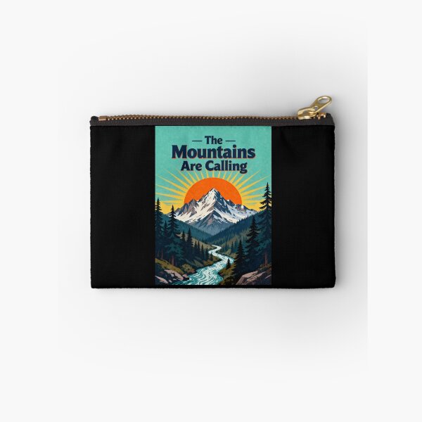 Item preview, The Mountains Are Calling Retro Hiking Adventure designed and sold by ENEOTE25.