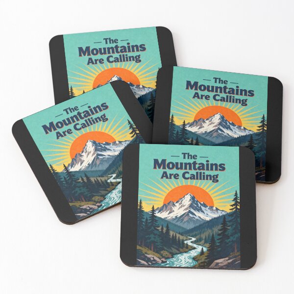 Item preview, The Mountains Are Calling Retro Hiking Adventure designed and sold by ENEOTE25.