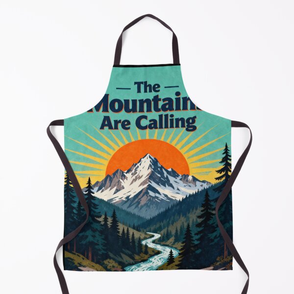 Item preview, The Mountains Are Calling Retro Hiking Adventure designed and sold by ENEOTE25.