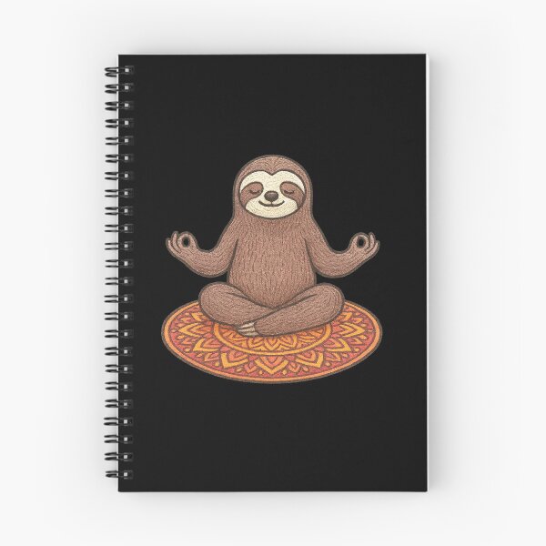 Item preview, Yoga Sloth – Chill Lotus Pose Mandala Design designed and sold by OnPointOutfits.