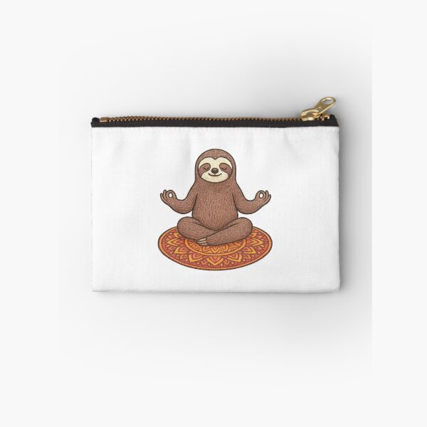 Item preview, Yoga Sloth – Chill Lotus Pose Mandala Design designed and sold by OnPointOutfits.