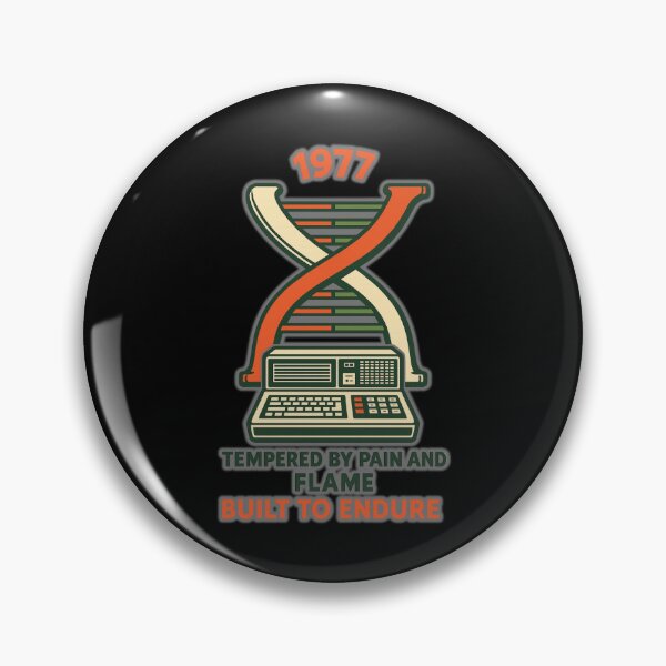 Item preview, Generation X DNA Helix — 1977 Tech Motifs — Tempered by Pain and Flame • Built to Endure Tee designed and sold by Purdiole-art.