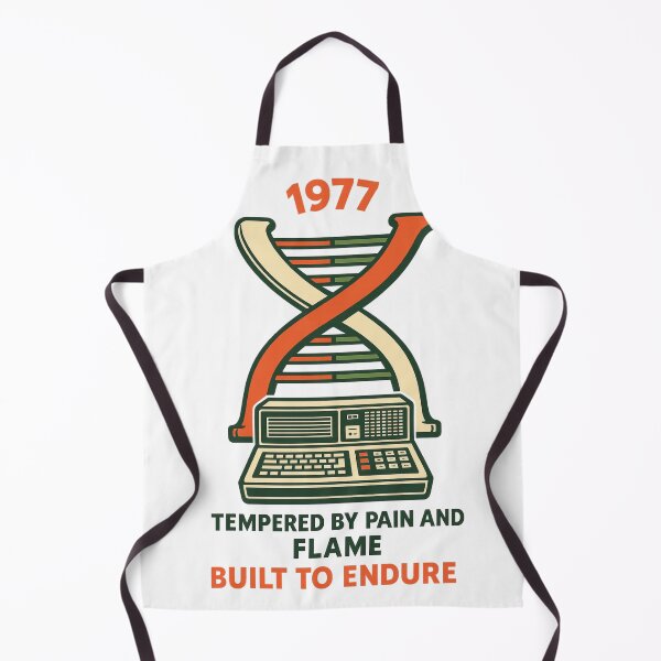 Item preview, Generation X DNA Helix — 1977 Tech Motifs — Tempered by Pain and Flame • Built to Endure Tee designed and sold by Purdiole-art.