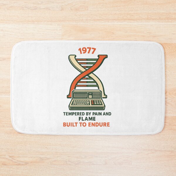 Item preview, Generation X DNA Helix — 1977 Tech Motifs — Tempered by Pain and Flame • Built to Endure Tee designed and sold by Purdiole-art.