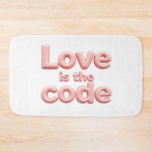 Item preview, Love Is The Code designed and sold by JusRight TT.