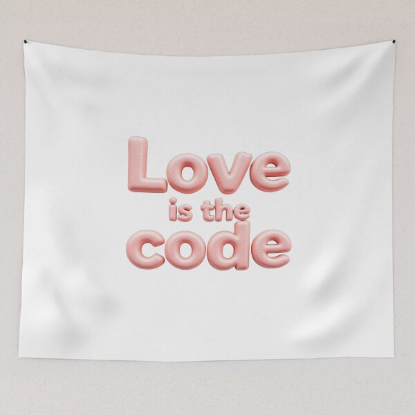 Item preview, Love Is The Code designed and sold by JusRight TT.
