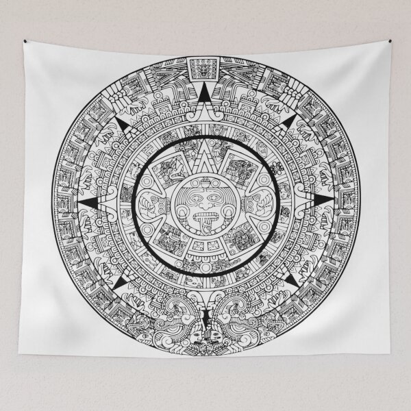 Item preview, Aztec Calendar Sun Stone Design designed and sold by ChidoVibes.