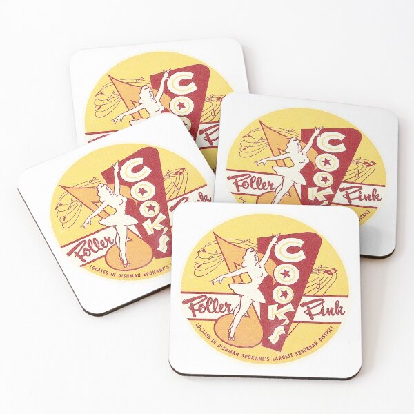 Item preview, Cooks Roller Rink Spokane Washington Roller Skating Rink Sticker Decal Label Design 2 designed and sold by tislord.
