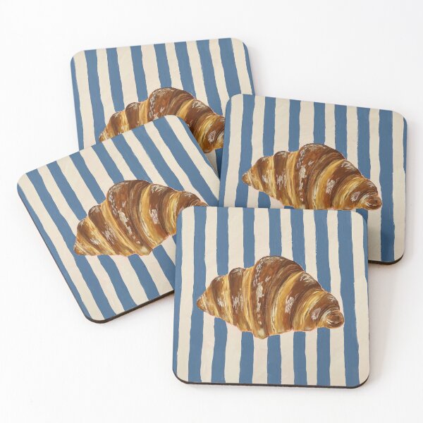 Item preview, Stripped Vintage Croissant designed and sold by DalArtistKaur.