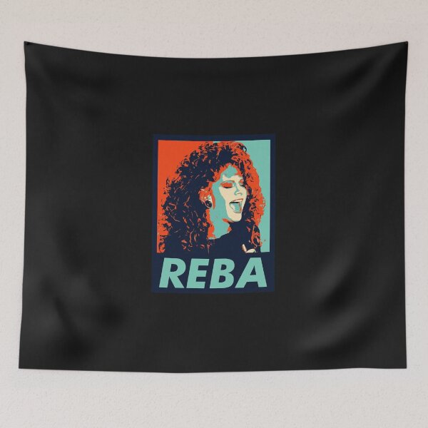 Item preview, Reba McEntire  Vintage Faded 80s Style Fan Design designed and sold by olivejanepi.